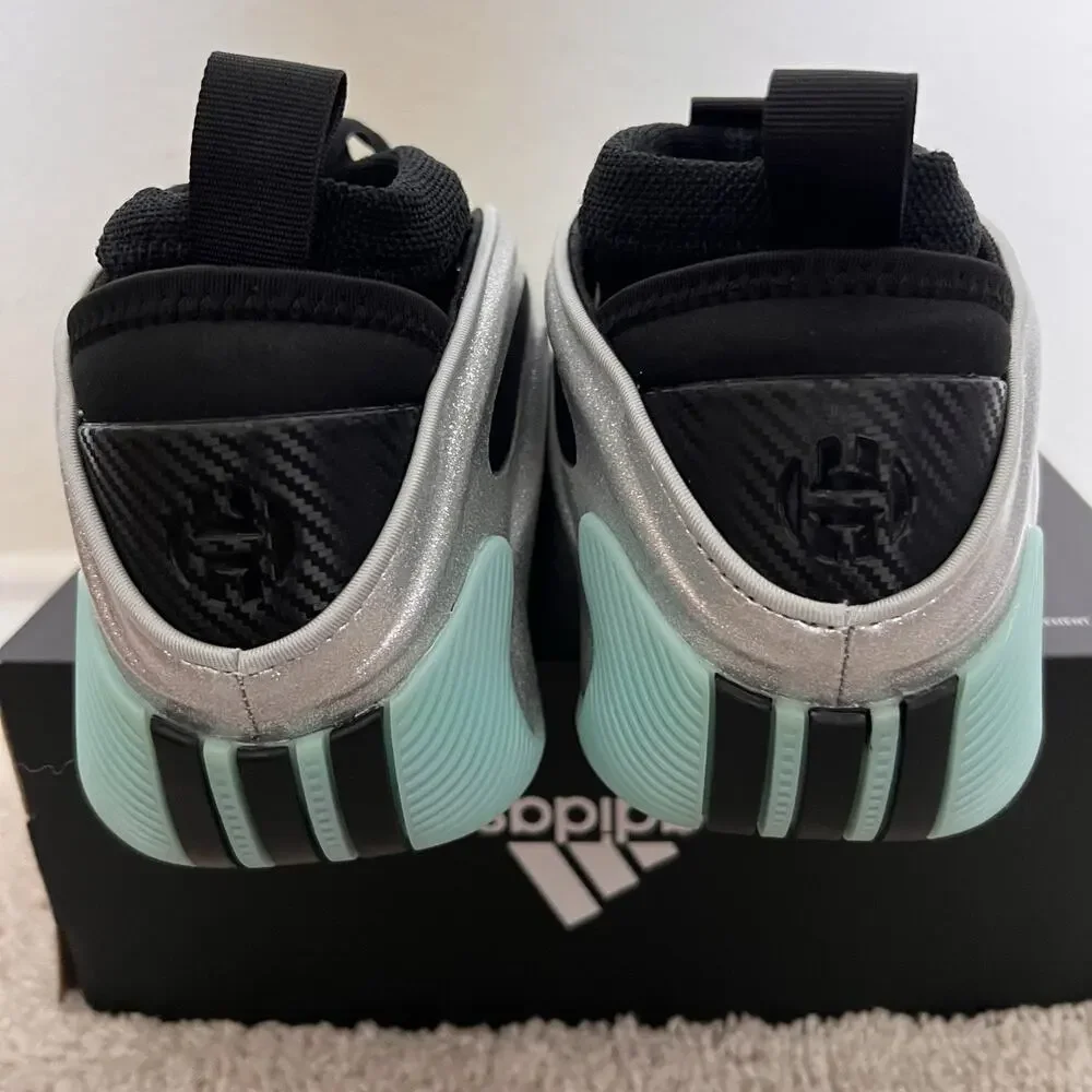 adidas Harden Vol. 9 UNO JS1028 Men Size 10.5 Silver Aqua NWT